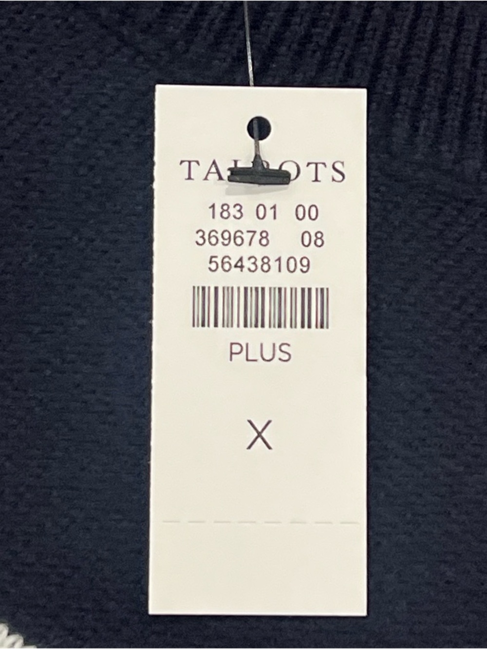 NWT $149 Talbots Plus Crewneck Sweater Dress Navy Breton‎ Stripe Size X Shift - Picture 10 of 16